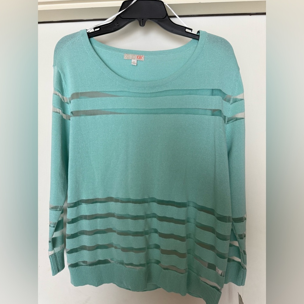 Gianni Bini Aqua Knit Top